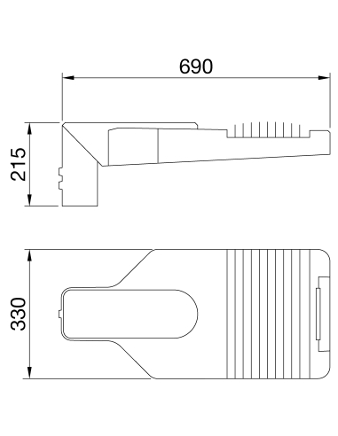 ROAD [5] - MEDIUM - 4 (4X3 LED) - STAND ALONE - HUGE OPTIC - 4000 K - 1A - IP66 - CLASS I