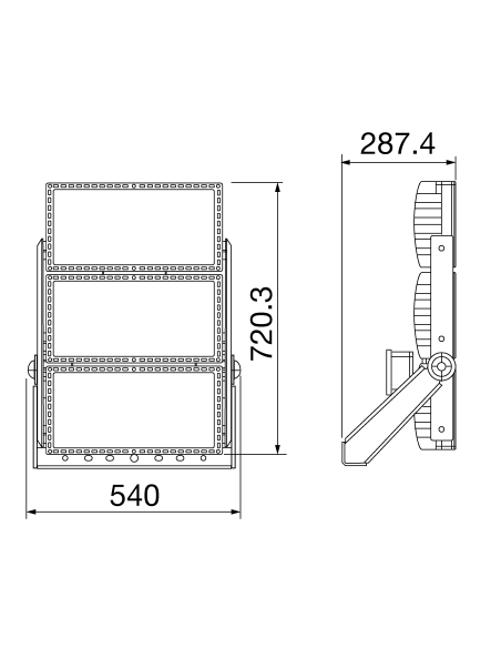 SMART [PRO] 2.0 - 3X2 MODULES - C4 CIRCULAR - 3000K CRI70 - IP66 - CLASS I