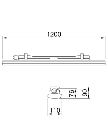 SMART[3]e - TRANSPARENT SHIELD - QUICK WIRING CONNECTION - STAND ALONE - 1200MM - 5700K (CRI 80) - 220/240V 50/60HZ - IP66/IP...