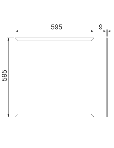 ELIA PL - STAND ALONE - M2 - OPAL DIFFUSED  OPTIC - CRI 80 4000 K - IP20/IP40 - CLASS II - WHITE