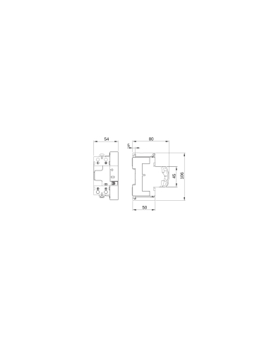RESTART RD PRO - 2 POLES - COUPLED WITH RCCB'S IDP - 40 A TYPE A Idn-0,03 A 230 V - 3 MODULES EN 50022